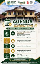 AGENDA PEMERINTAH KALURAHAN HARGOMULYO TANGGAL 31 AGUSTUS - 4 SEPTEMBER 2026
